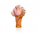 Daum 16.5" Arum Rose Vase