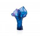 Daum 22.4" Arum Bleu Nuit Vase