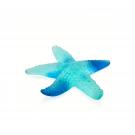 Daum Coral Sea Blue Starfish Sculpture