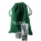 Galway Whiskey Cooling Stones Set of 4, Green Marble