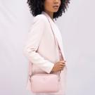 Galway Leather Crossbody Bag, Pink