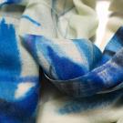 Galway Atlantic Blue Merino Wool Scarf