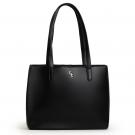 Galway Leather Large Tote Bag, Black
