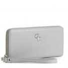 Galway Leather Wallet, Grey