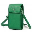 Galway Leather Mini Crossbody Bag, Green
