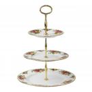 Royal Albert China Old Country Roses Three Tiered Cake Stand