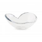 Nambe Large Heart Glass Bowl