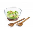 Nambe 11" Cooper Salad Bowl and Servers