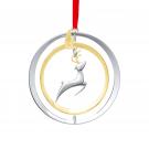 Nambe Metal Annual Reindeer 2022 Dated Ornament
