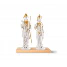 Lladro New Wooden Base for Rama and Sita