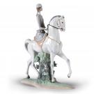 Lladro Classic Sculpture, Woman On Horse Figurine