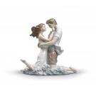 Lladro Classic Sculpture, The Thrill Of Love Couple Figurine