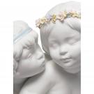 Lladro Classic Sculpture, Eros And Psyche Angels Figurine