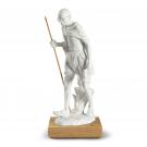 Lladro Classic Sculpture, Mahatma Gandhi Figurine. White