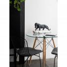 Lladro Classic Sculpture, Black Panther With Cub Figurine