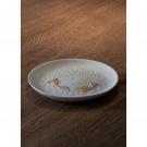 Lladro Art Of The Table, Koi Plate. Golden Luster