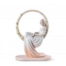 Lladro Classic Sculpture, In Her Thoughts Woman Figurine