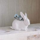 Lladro Design Figures, Bunny Garden Figurine. Matte White. Plant The Future