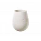 Villeroy and Boch Manufacture Collier Blanc Vase Small Carre