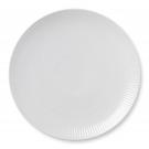 Royal Copenhagen, White Fluted Dinner Plate Coupe, Single