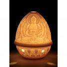 Lladro Lithophane Votive Light, Buddha