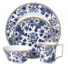 Wedgwood China Hibiscus 4 Piece Expressive Place Setting
