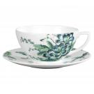 Wedgwood Jasper Conran Chinoiserie White Teacup and Saucer