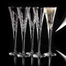 Waterford Crystal Wishes Beginnings Crystal Flutes, Pair