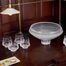 Waterford Mastercraft Lismore Arcus Punch Bowl and 6 Cup Set, Limited Edition
