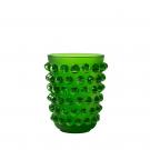 Lalique Empreinte Animale Mossi 8.5" Vase Amazon Green