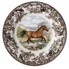 Spode Woodland Horses Dinner Plate, American Quarter