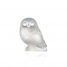 Lalique Shivers Owl Figure Sculpture