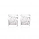 Lalique Owl Crystal Cordial Tumblers, Pair