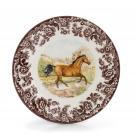 Spode Woodland Horses Salad Plate, American Quarter