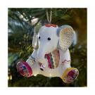 Kit Kemp, Spode Jambo Elephant Patchwork Christmas Ornament