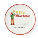 Kit Kemp, Spode Doodles Tidbit Christmas Plates, Set of 4