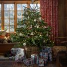 Kit Kemp, Spode Sprig Yellow Bauble Christmas Ornament