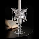 Cashs Ireland Crystal Art Collection, Georgian Teardrop 9" Candleholder, Single