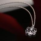Cashs Ireland Crystal Snowflake Pendant Necklace, Small