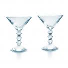 Baccarat Crystal Vega Martini Glasses Clear, Pair