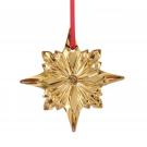 Baccarat Crystal 2023 Annual Dated Christmas Ornament, 20K Gold