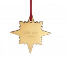 Baccarat Crystal 2023 Annual Dated Christmas Ornament, 20K Gold
