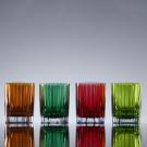 Baccarat Harmonie DOF Tumblers Colors of Joy Pair, Moss Green
