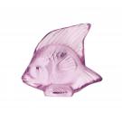 Lalique Pink Fish Sculpture