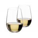 Riedel O Stemless, Riesling Sauvignon Blanc Wine Glasses, Pair