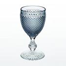 Vista Alegre Glass Bicos Bicolor Goblet with Grey Top