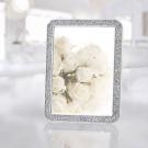 Swarovski Crystal Minera 4x6" Picture Frame Silver Tone