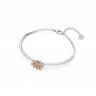 Swarovski Eternal Flower Bangle Bracelet, Flower, Multicolored, Mixed Metal Finish M