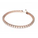 Swarovski Jewelry Bracelet Matrix, White, Rose Gold L