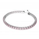 Swarovski Jewelry Bracelet Matrix, Pink, Rhodium XL